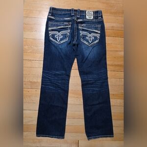 Rock Rival Arran Y2K Men’s Straight Cut Denim Jeans Size 33